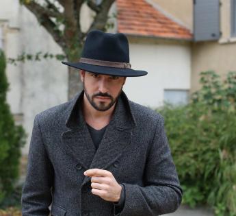 Bouton ajustable chapeau homme pas cher en laine chapeau d'hiver Unicolor  [#ROBE209255]
